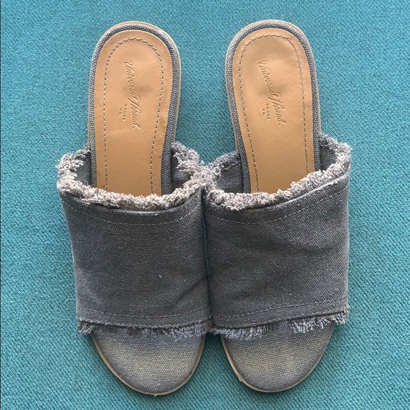 Universal Threads Fringed Mules - Picture 2 of 7